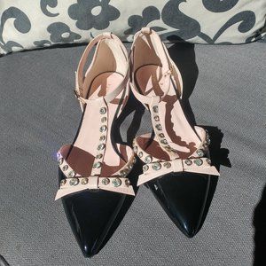 Kate Spade Becca Flats Size 10 Black/Pink